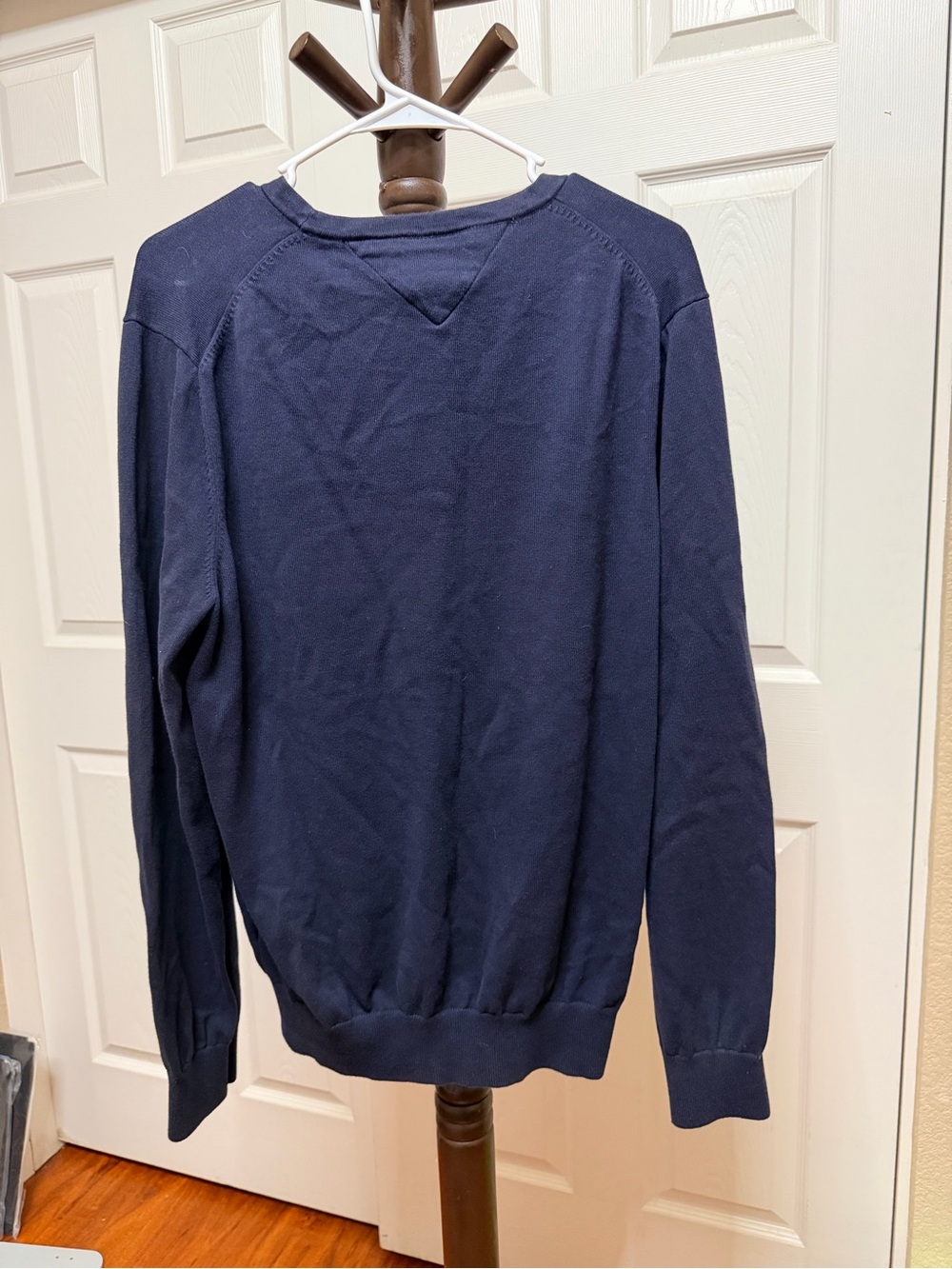 Tommy Hilfiger Men's Navy Crewneck Pullover Sweater